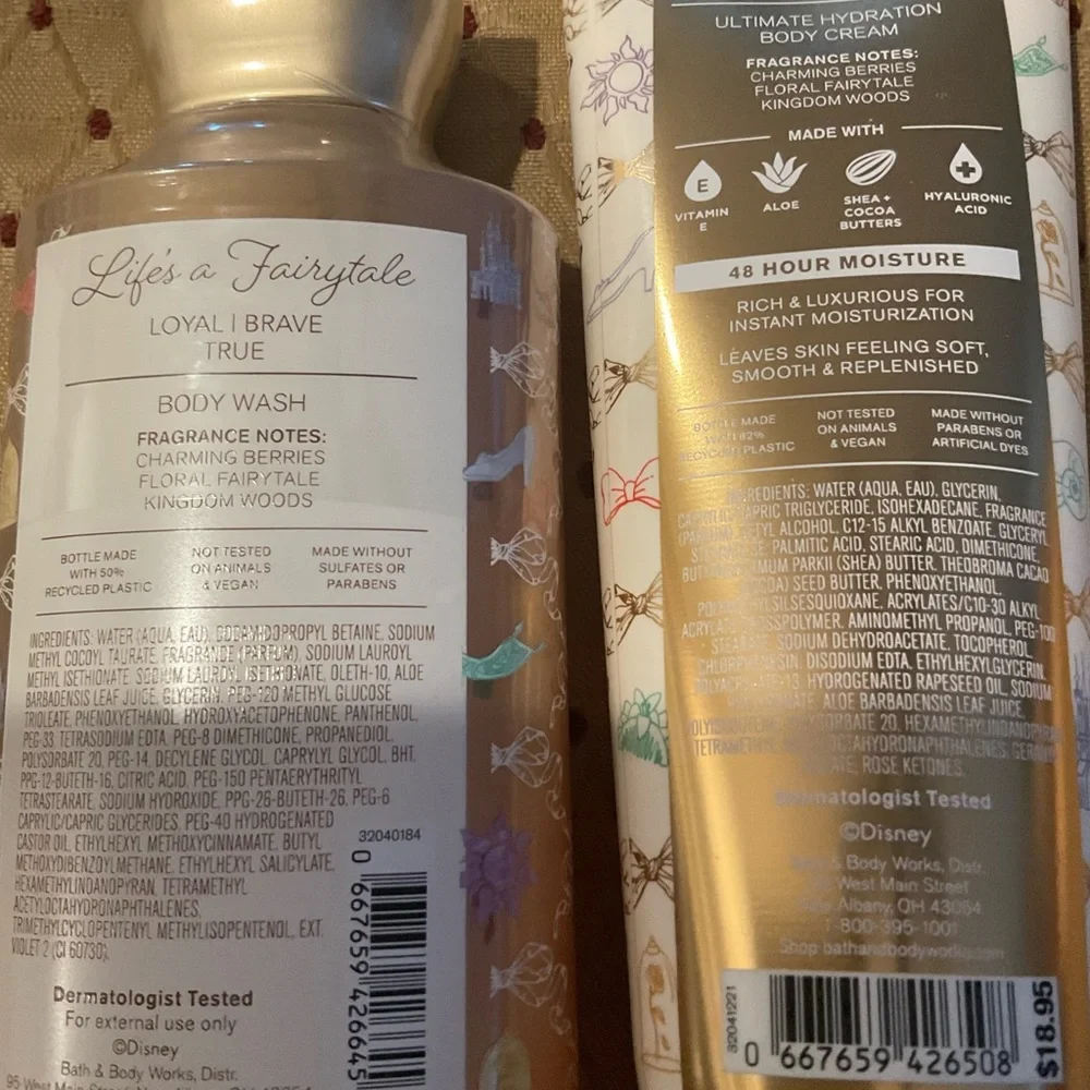 Bath & Body Works Disney Princess Fairytale Bath Set Lipstick Holder New - Picture 5 of 7